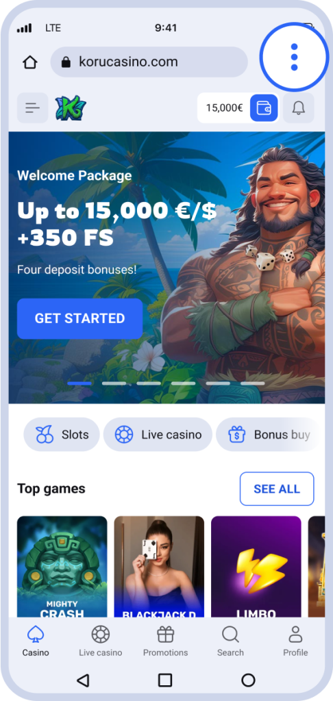 korucasino-Android_1