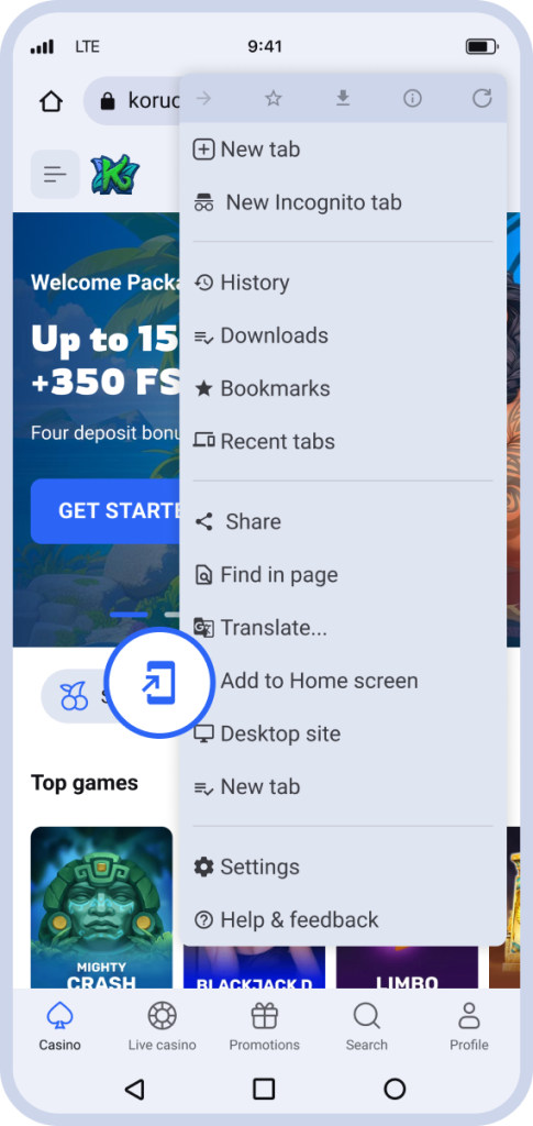 korucasino-Android_2